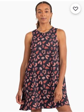Red Bubble A-Line Sleeveless Tank Style Shift Dress (Size Large) ‘Organ Print’